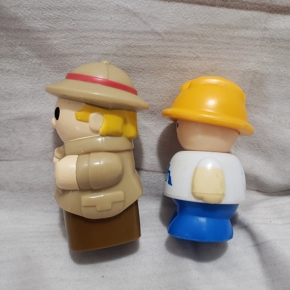 Mega Bloks Safari Tour Guide Shelcore Blocks Construction Worker Figures Pretend - Picture 2 of 9